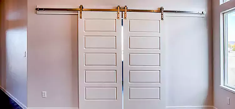 Glass Barn Door with Installation Hardware Kit Grand Island