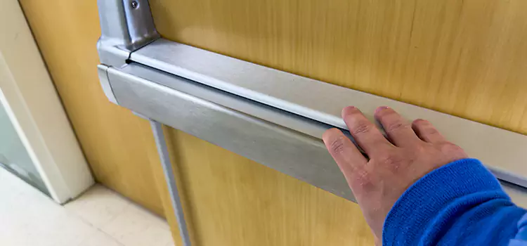 Installing a Push Bar on a Door Grand Island